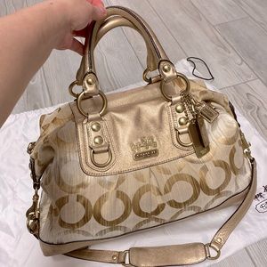 Coach bag- shoulder/top handle